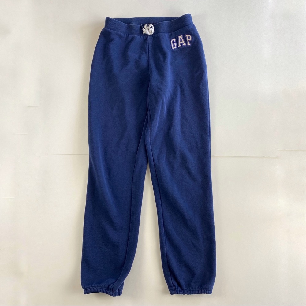 Girls Gap Sweat Pants Blue Size XL